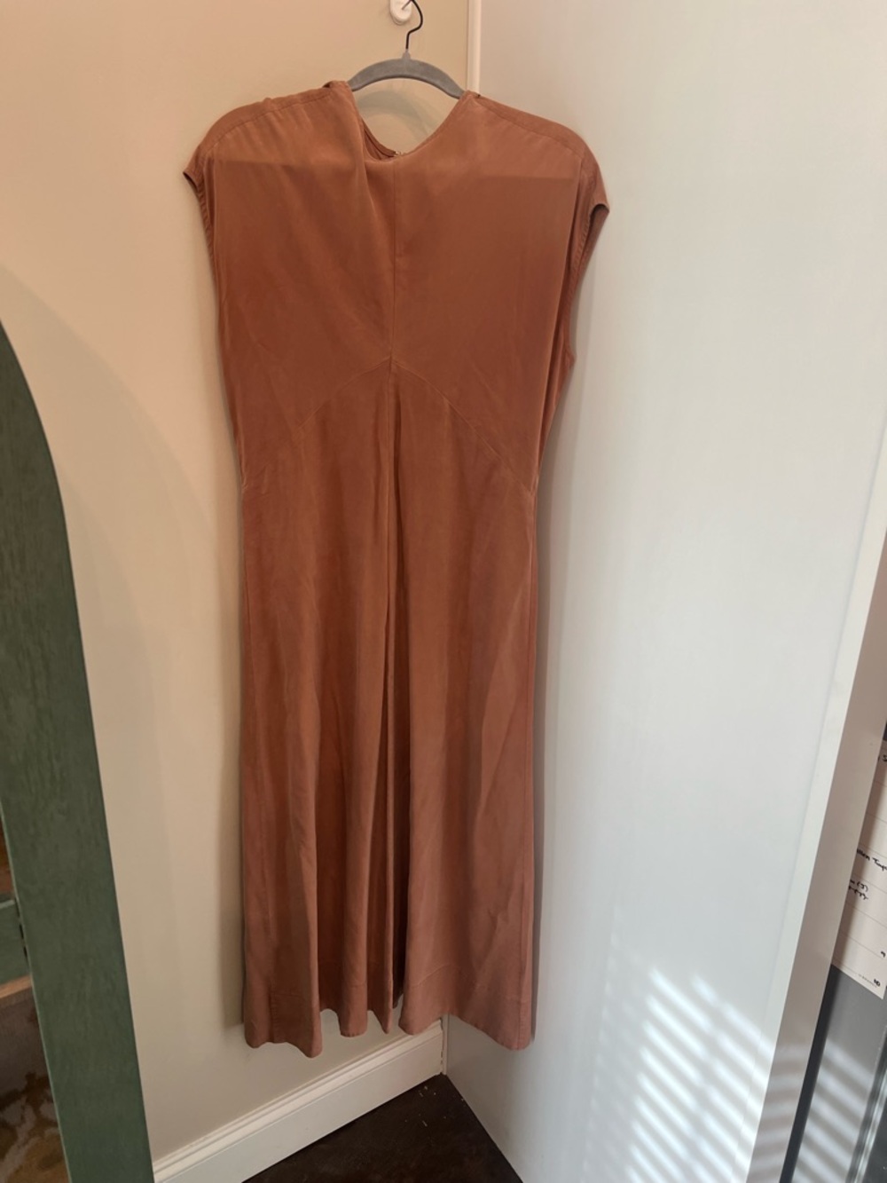 Everlane Brown Cap-Sleeve Maxi Dress - Picture 5 of 6
